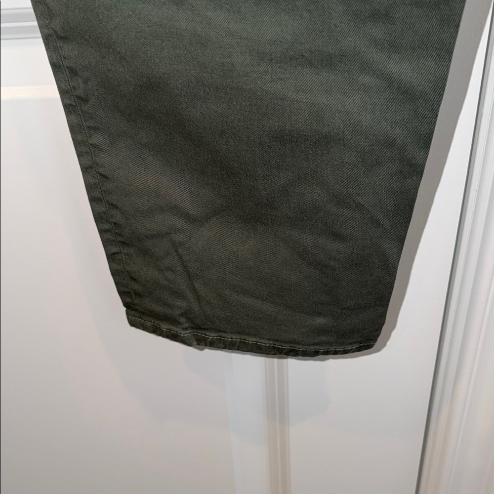 Veronica Beard Olive Button-Fly Pants - image 4